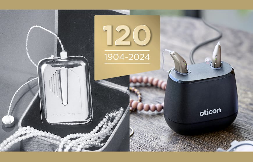 120-ans-Oticon innovation appareil auditif intelligence artificielle